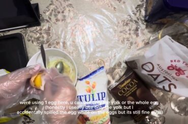 6 step easy and healthy low calorie choclate cookies