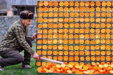 Homemade Orange Delights | Making Healthy Juice and Natural Treats