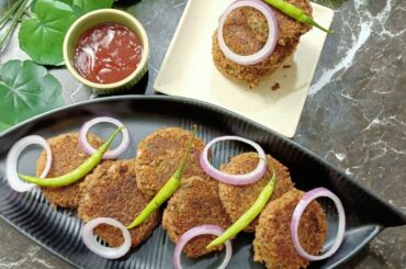 Healthy Snack Recipe l High protein Recipe l soya kabab