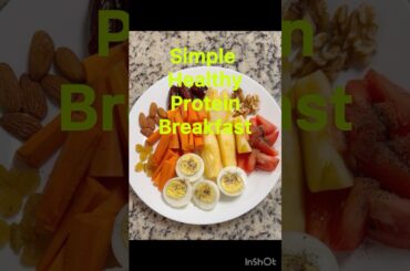 Simple Quick Healthy Breakfast Ideas-1  #shorts #easybreakfastrecipe #protein #healthy #gym #workout