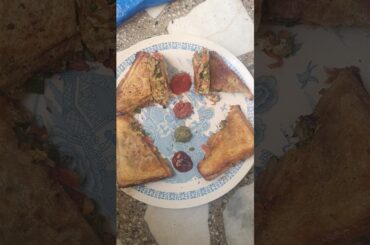 Vegetable cheese toast sandwich recipe #tasty #food #cheeserecipes #sandwich #toasted #healthy #eat