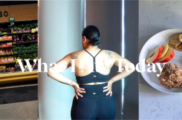 What I Ate Today + Whole Food & High Protein Focused