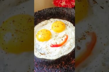 Healthy Breakfast Ideas - Emoji design egg half boil#shorts #shapesforkids #trendingshorts #ytshorts
