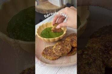 Sprouts Tikki - high fibre, healthy meal for weight loss