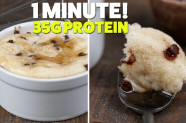 Fluffy Protein Pancake Mug Cake in 60 Seconds | Easy & Delicious