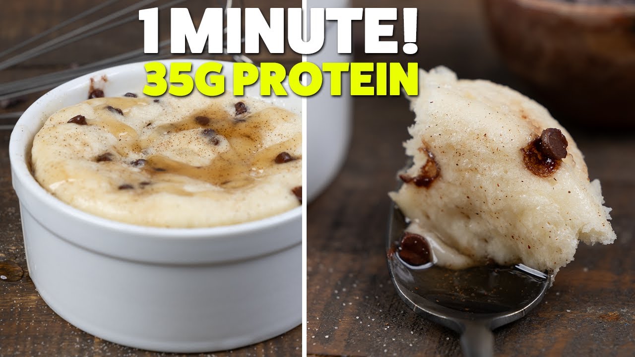 Fluffy Protein Pancake Mug Cake in 60 Seconds | Easy & Delicious Fluffy Protein Pancake Mug Cake in 60 Seconds | Easy & Delicious
