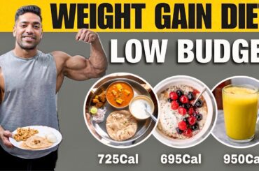 Budget Diet Plan For Weight Gain | How To Gain Weight In 7 Days