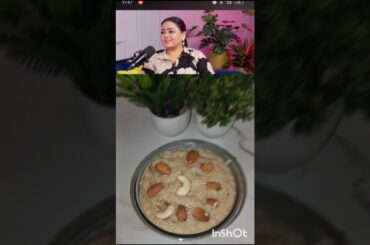 Bharti Singh healthy breakfast recipe daliya recipe #shots #indianfood#healthy #youtubeshorts#daliya