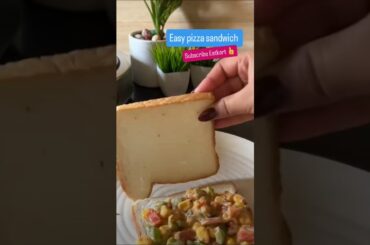 Healthy veggies pizza sandwich #shortaday #recipe #food