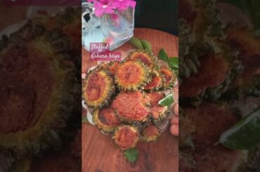 Stuffed Kakara Kaya #food #shorts #trending #cooking #kakara kaya fry #healthy food #bitter gourd