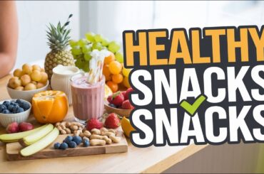 10 Healthy Snacks for Weight Loss & Energy | Easy & Delicious!