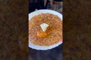 Healthy cheela kam parantha in breakfast #shorts #youtubeshorts #food #short #yummy #viralshorts