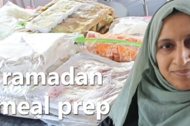ramadan food preparation 2025 | make & freeze snacks, ingredients & meals | bulk ramadan prep