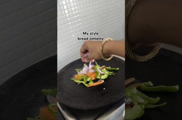 My style bread omlette #breadomlette#healthy