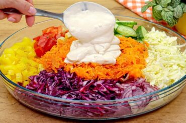 Eat this salad every day for dinner! A healthy and easy dinner recipe!