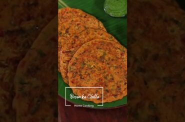 "Delicious Besan Ka Chilla Recipe: A Perfect Breakfast Delight!" #shorts