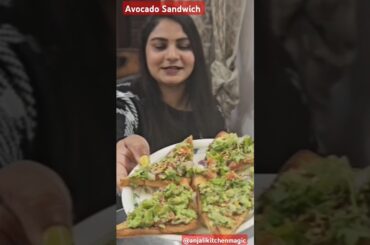Avocado Sandwich - Avocado Toast #ytshorts #shortfeed #shorts #food #shortvideo