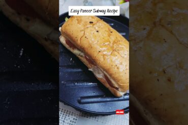 Easy Paneer Subway Recipe #shorts #paneersandwich