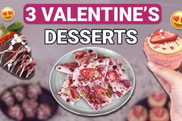 3 EASY Valentines Day Treats: Healthier Recipes