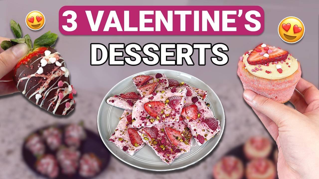 3 EASY Valentines Day Treats: Healthier Recipes 3 EASY Valentines Day Treats: Healthier Recipes