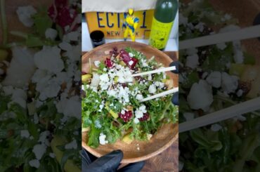 Easy Date Night Salad and Healthy! #recipe #foodhacks #shorts #tiktok #viral #snacks