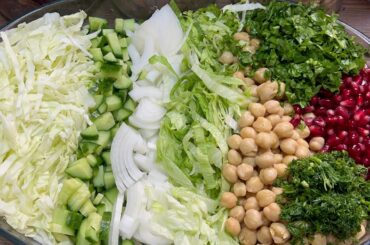 Quick And Simple Vegetable Salad Recipe |Healthy Salad | Best For all Parties | Protein Salad