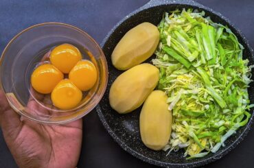 Just Add Egg With Cabbage! It’s So Delicious | Easy Breakfast Recipe | Quick and Easy Recipe