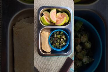 Tiffin Box #gratitude #food #gratitudeforkids #healthyfood #daily #cooking #healthy #bhindi