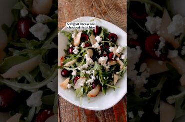Summer salad #salad #refreshingfood #healthy #summer #cherry #fetacheese #easyrecipe