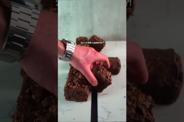 Low Calorie, High Protein LARGE Frosted Ferro Rocher Slutty Brownie
