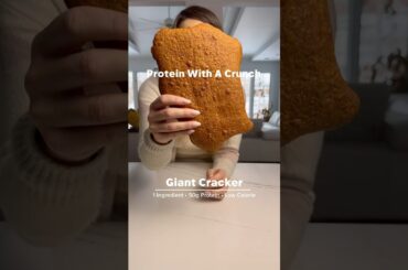 1 Ingredient and 50g Protein! #highproteinsnack #lowcaloriefoods #foodforweightloss #crunchysnack