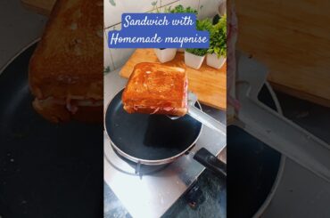 Healthy sandwich with homemade mayonise #shorts #sandwich #healthybreakfast