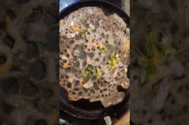 Healthy breakfast recipe# ragi rava dosa