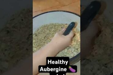 Healthy Aubergine salad #healthyfood