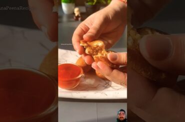 Tasty Healthy Potato Bread Roll #shorts #potatosamosaroll #breadpotatoroll #smosa #recipe