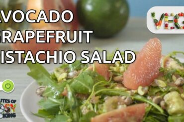 Refreshing Avocado, Grapefruit & Pistachio Salad Recipe | Healthy & Easy!