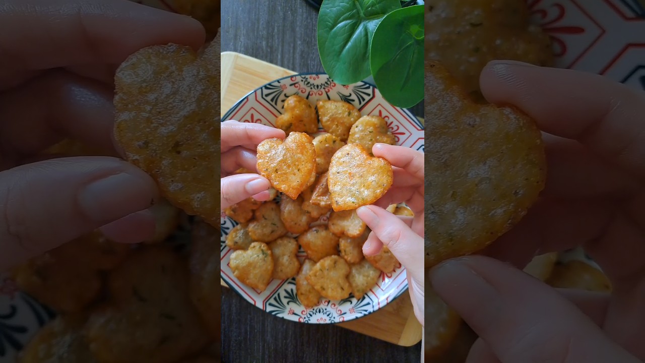 Crispy potato hearts | Easy Recipes | Snack Ideas #food #snacks #valentinesday Crispy potato hearts | Easy Recipes | Snack Ideas #food #snacks #valentinesday