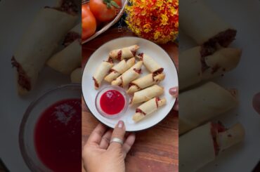 Crispy roll samosa  | Oil free Snacks recipe |Airfrier cooking #ytshorts #samosa