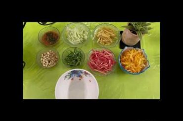 Thai Papaya salad recipe, nutritious,  # healthysalad # weightloss recipe #thaipapayasalad