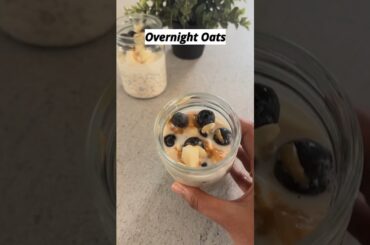 Overnight Oats | Breakfast healthy Recipe | Shorts #youtubeshorts #overnightoatsrecipe #oatsrecipe