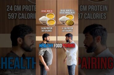 Healthy Food Pairing | Right Way of Plating Meals | #fitness #nutrition #food #healthy