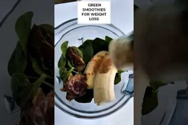 Best Green Smoothies for Weight Loss | Healthy Green Smoothie Recipe (Fat Burn & Weight Loss)#short