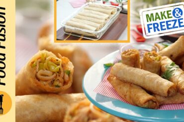 Make & Freeze Creamy Buffalo Chicken & Veg Roll Recipe By Food Fusion