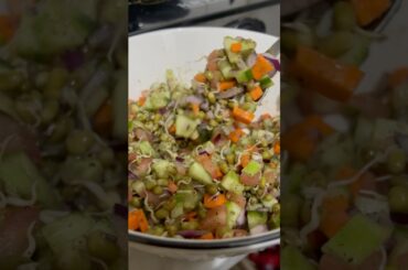 Easy Weightloss salad recipe /healthy food /greengram salad #weightloss #saladrecipe #fatloss