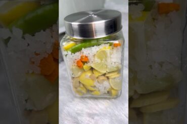 Salted & non cooked lemon pickle  #recipe #kitchen   #food #noncoooked #kitchen