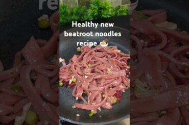 Healthy breakfast recipe for baby /Beatroot noodles recipe #shorts #viralvideo #Varushmom