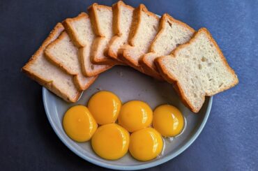 Just add Eggs with Bread! It’s so delicious! Easy Bread Sandwich Recipes