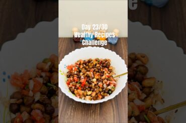 Chana Moongfali Salad -Day 23/30 of Healthy Recipes Challenge #food #recipes #easyrecipes #shorts