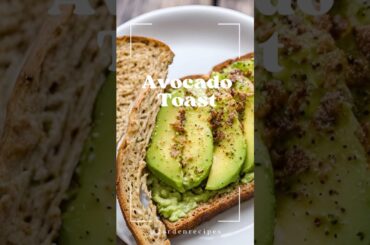 Easy, delicious, and packed with goodness Avocado Toast . #avocadotoast #shortsfeed #avocadorecipes