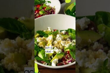 6 Healthy Weight Loss Salad Recipes For Dinner #recipe #salad #fitness #protein  #dietfood #shorts